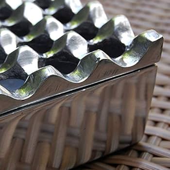 Amazon.co.jp: 【アジア工房】波型デザインのスクエア型アルミ製